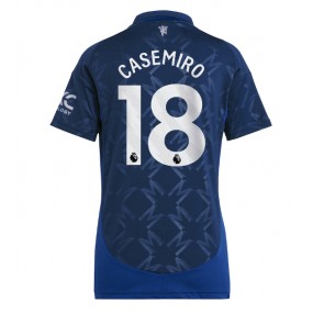 Manchester United Casemiro #18 Bortatröja Dam 2024-25 Kortärmad